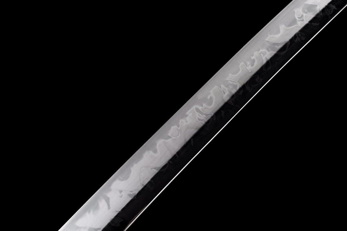 Ryūō 龍皇刀 Katana – T10 Honyaki, Hitatsura Hamon, Dragon Saya – view 6