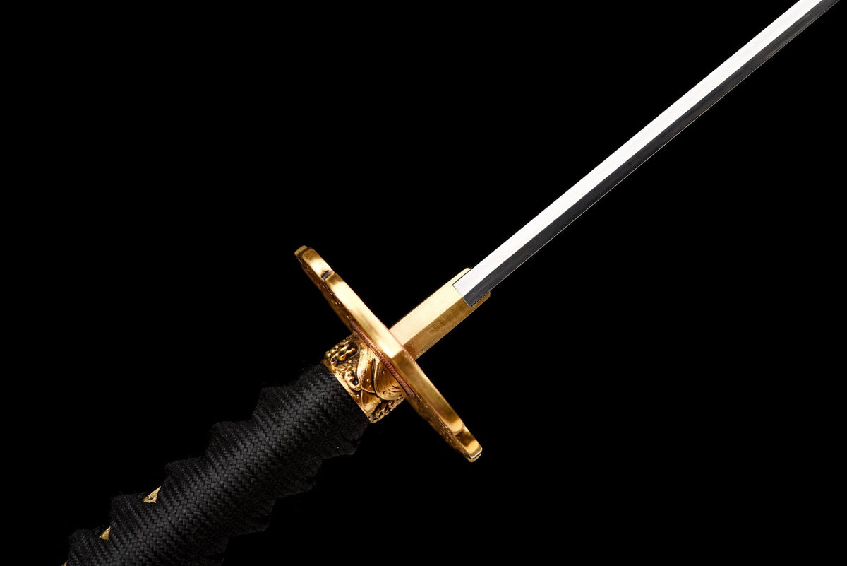 Ryūō 龍皇刀 Katana – T10 Honyaki, Hitatsura Hamon, Dragon Saya – view 12