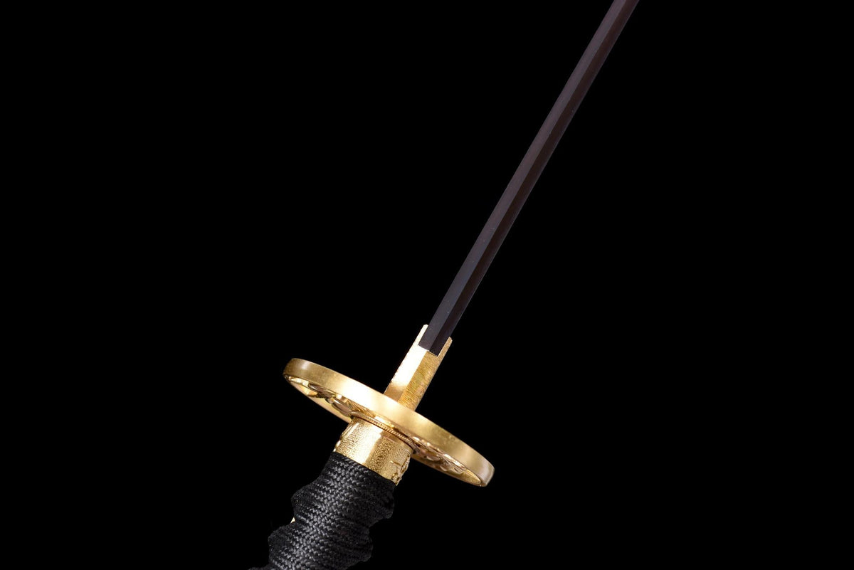 Aokami 蒼神 Katana – T10 Steel, Blue Blade, Red Saya – view 3