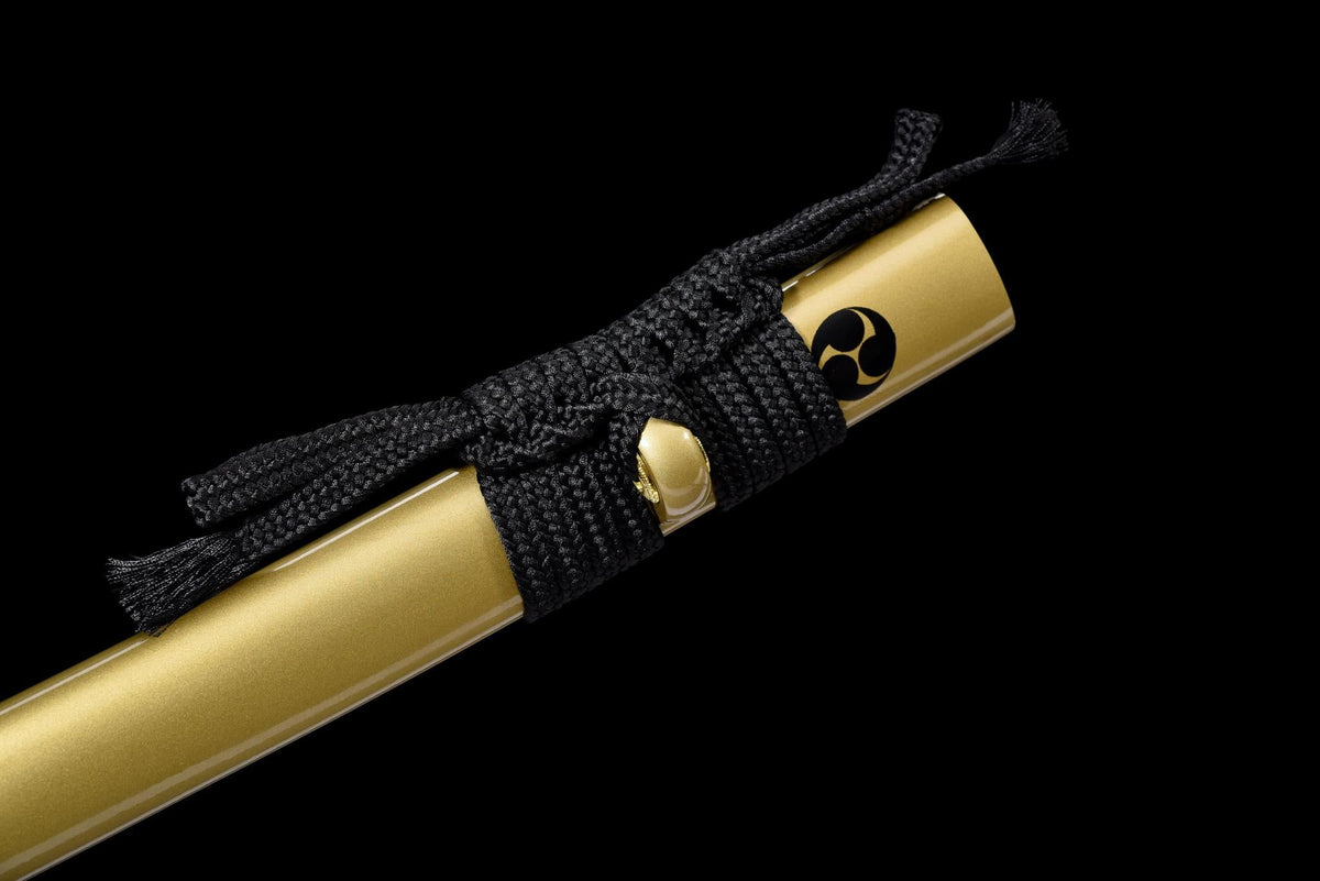 Katana Aoi Yoru 青い夜 – 1060 Steel, Blue Lacquered Saya – view 10