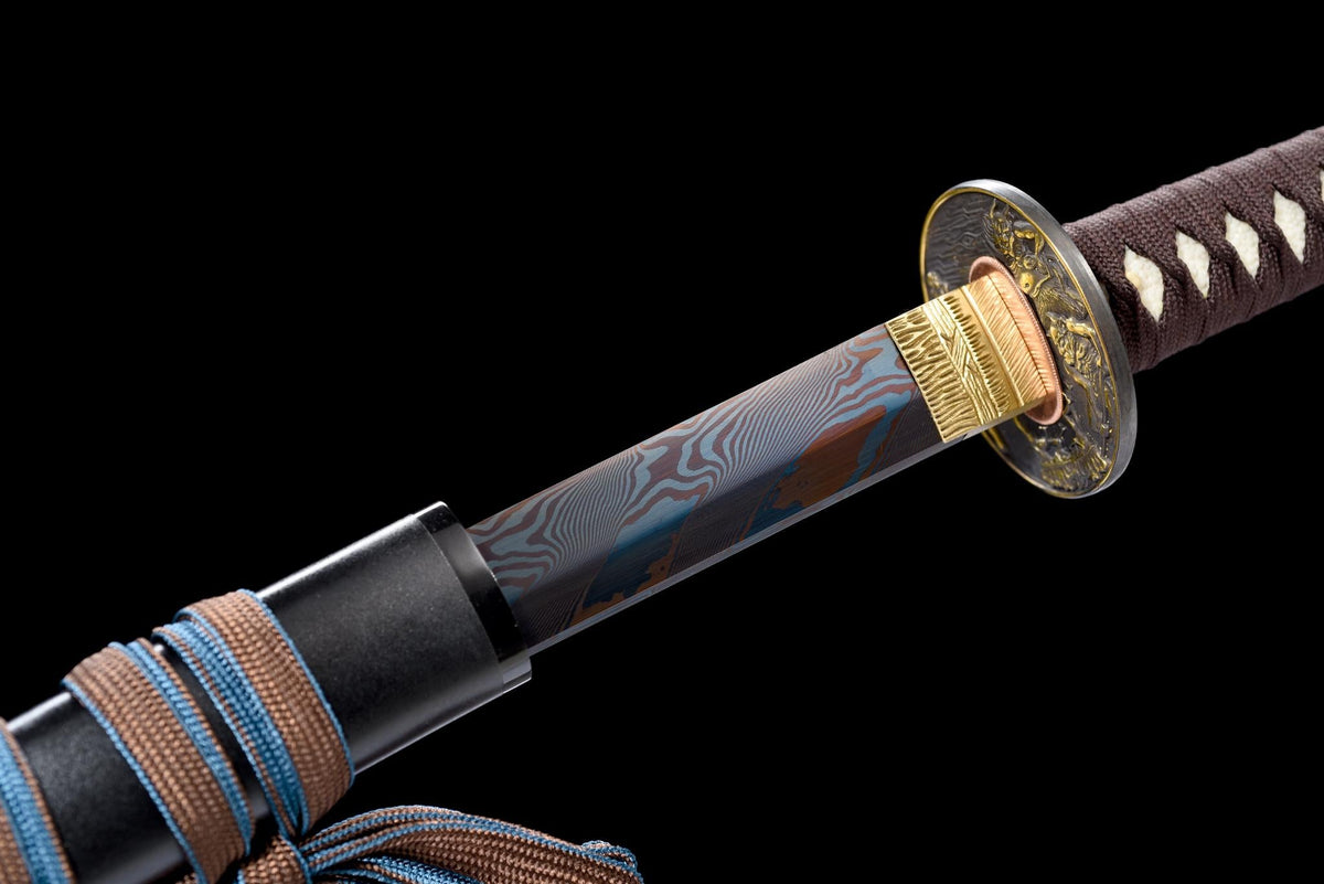 Muromachi 室町 Katana, Damascus Steel – view 14