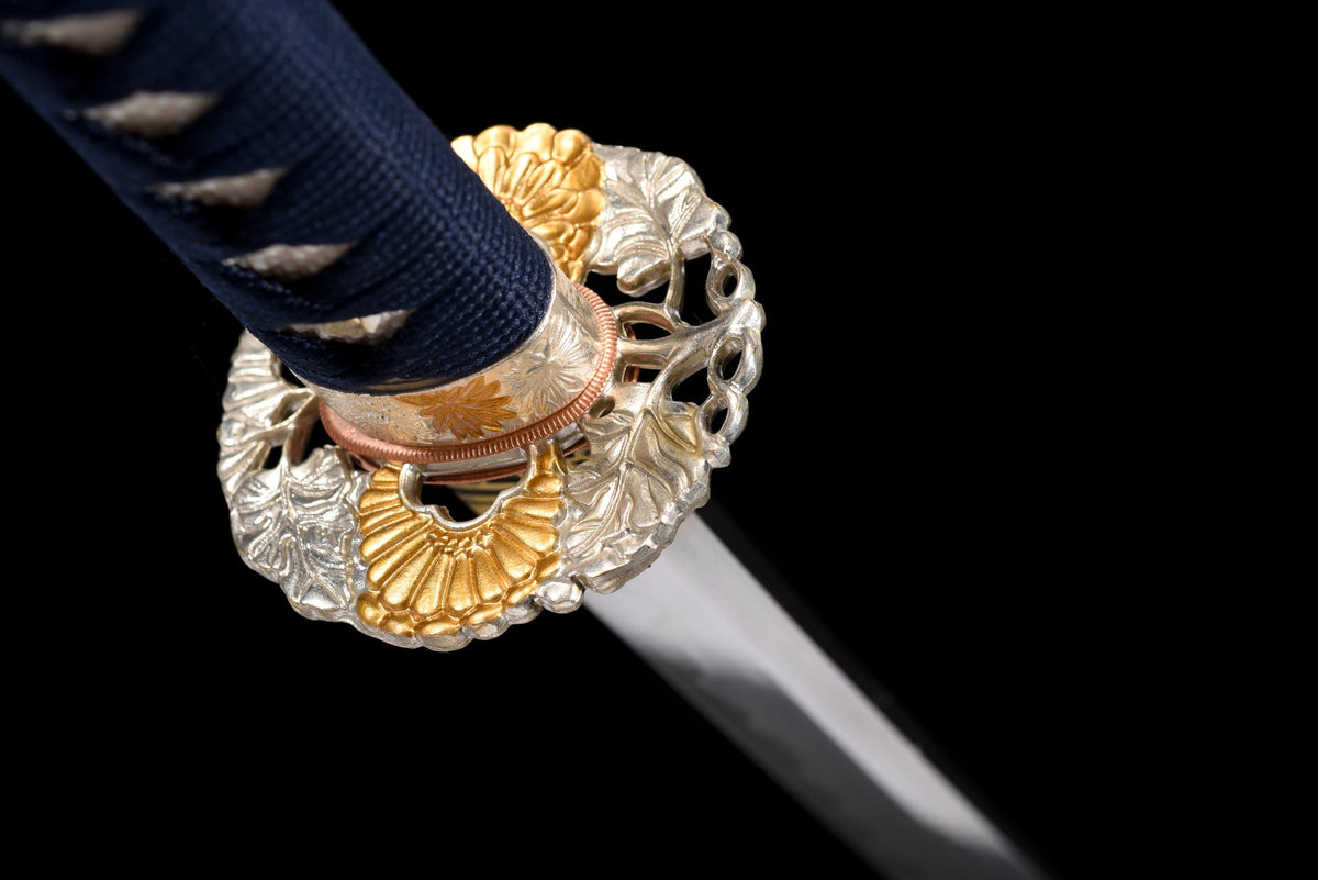 Ame Hana 雨花 Katana, Damascus Steel with Hamon – view 13