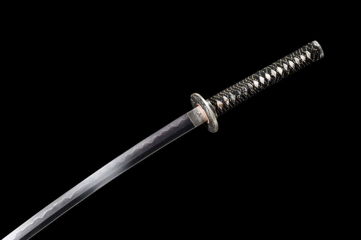 Kakuran 鶴嵐 Katana — San-Mai Steel, Crane Storm – view 8