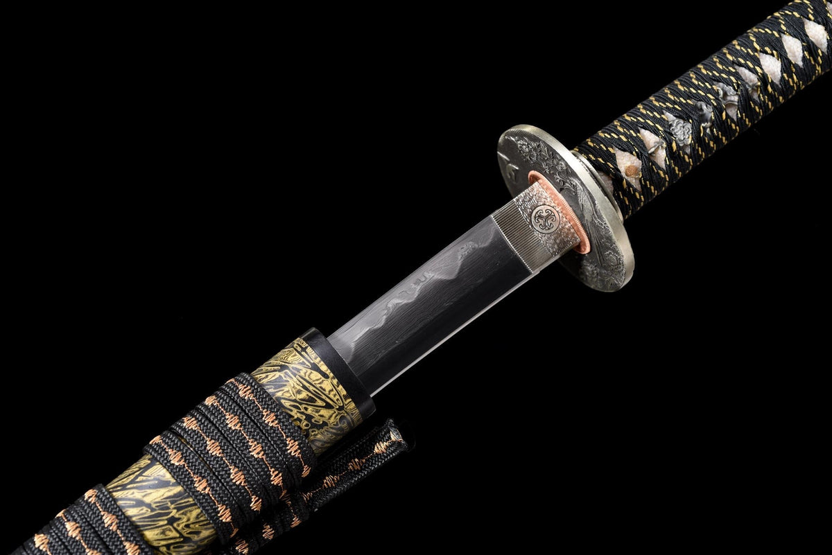 Kakuran 鶴嵐 Katana — San-Mai Steel, Crane Storm – view 10