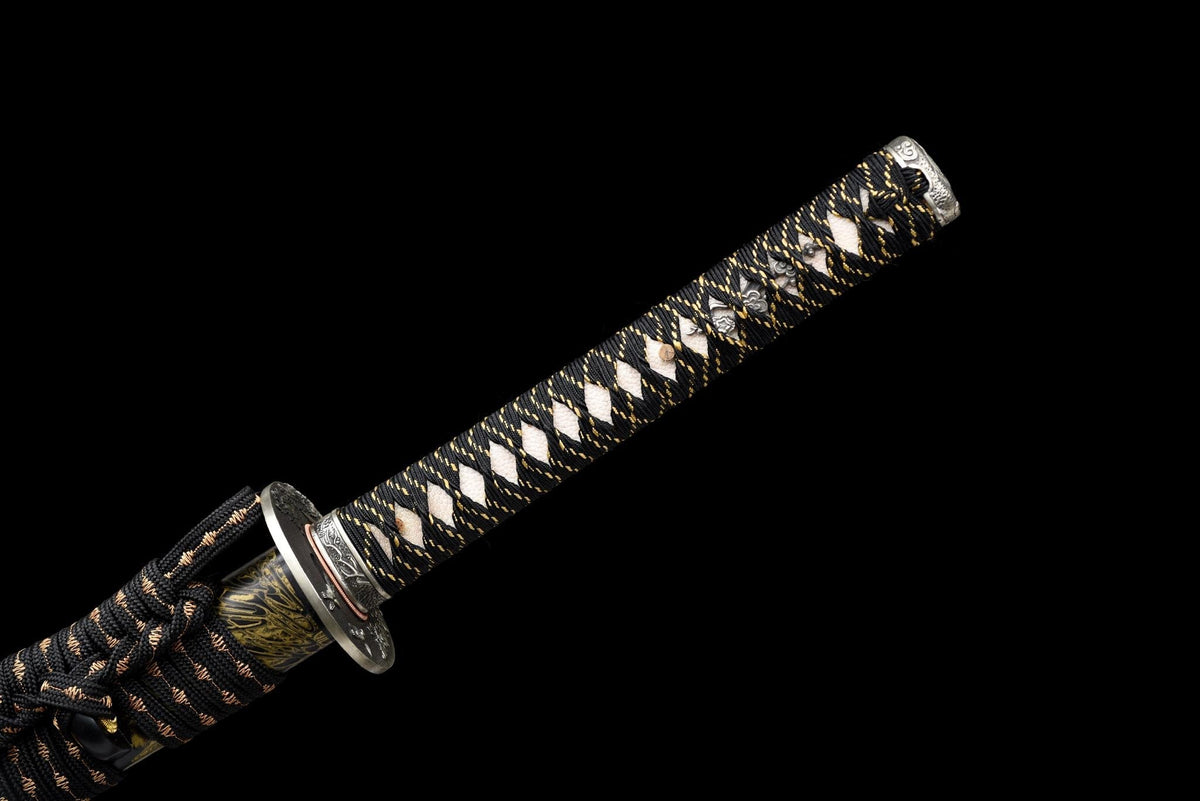 Kakuran 鶴嵐 Katana — San-Mai Steel, Crane Storm – view 13