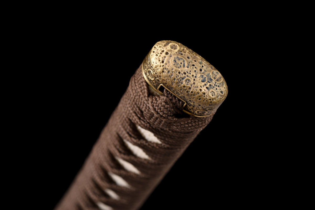 Kiku Hana 菊花 Katana – Damascus Steel, Floral Saya – view 17