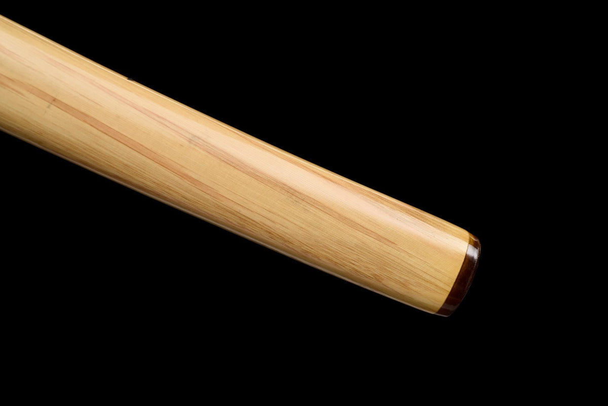 Kintsurugi 金鶴刀 Katana – San-Mai Damascus, Golden Crane – view 14