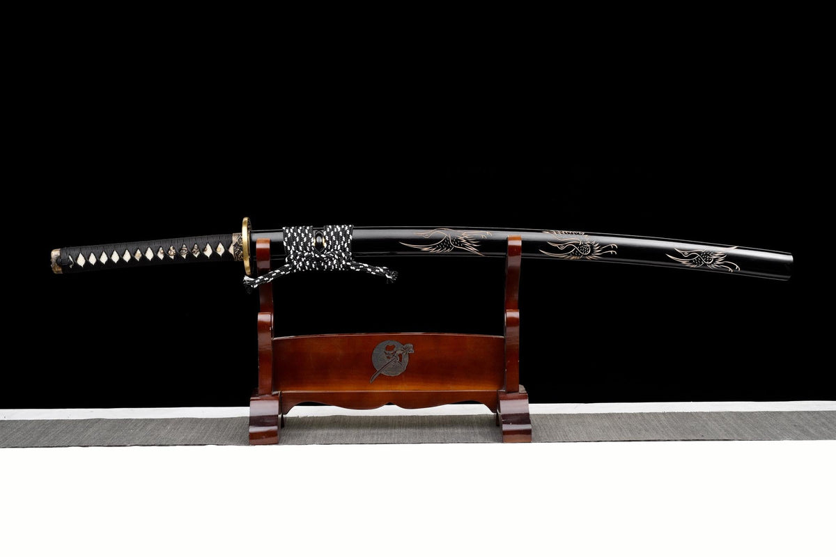Kokuhoto 黒凰刀 Katana – Black Phoenix, T10 Steel – view 1