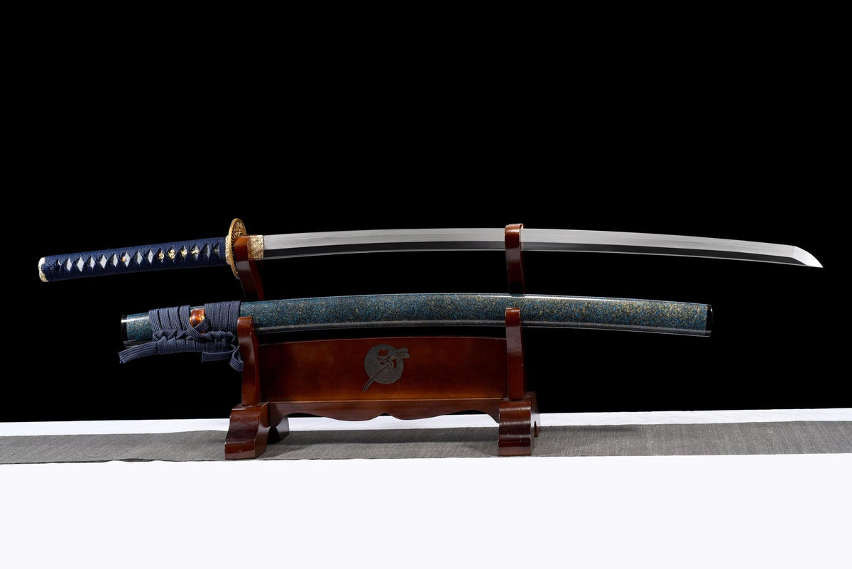 Seiryū Katana 青龍, T10 Steel, Blue Saya – view 9