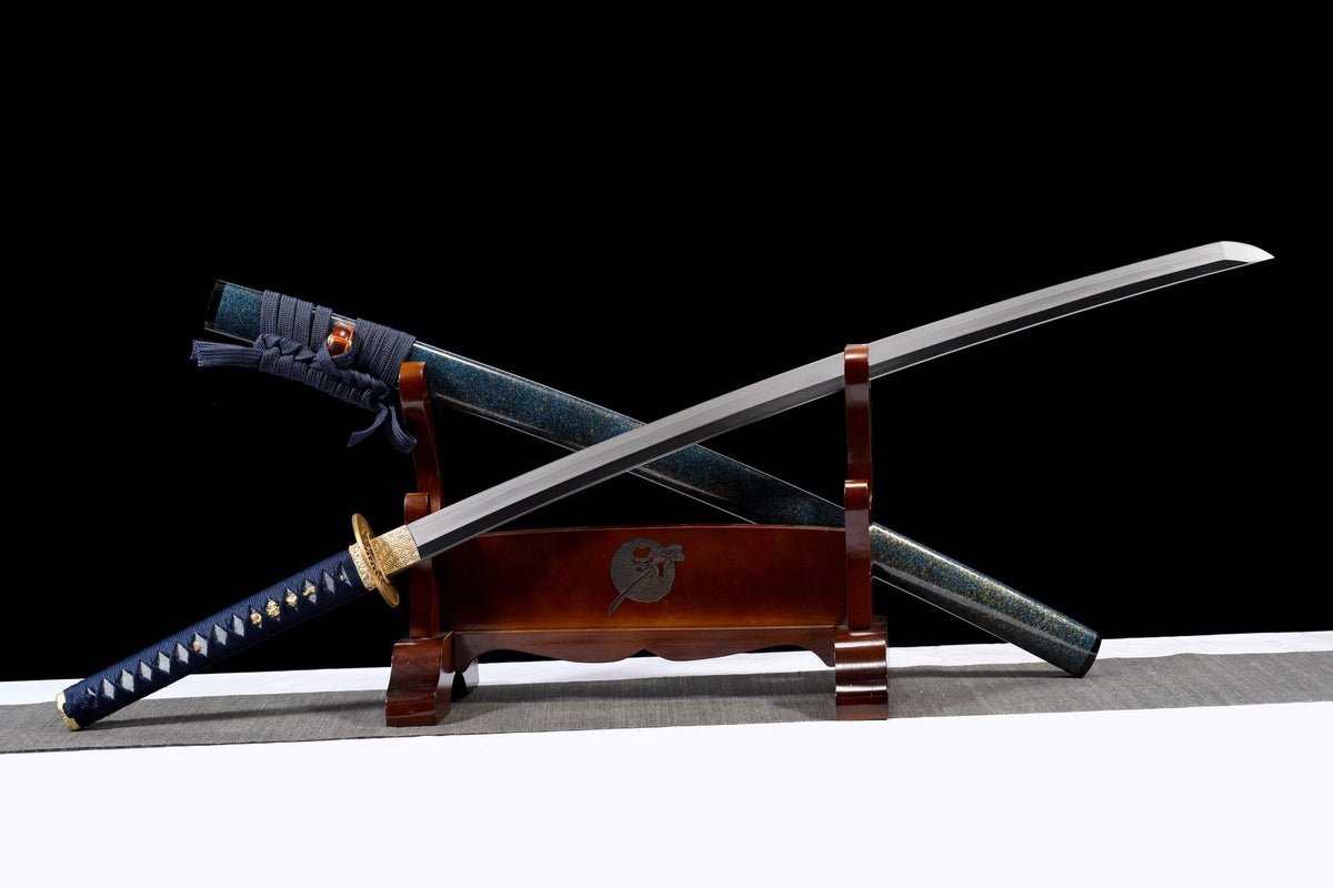 Seiryū Katana 青龍, T10 Steel, Blue Saya – view 1