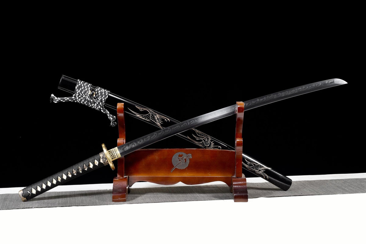 Kokuhoto 黒凰刀 Katana – Black Phoenix, T10 Steel – view 3