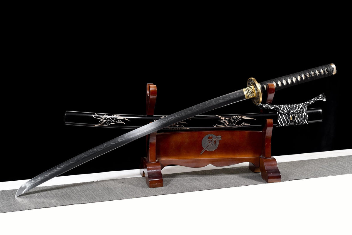 Kokuhoto 黒凰刀 Katana – Black Phoenix, T10 Steel – view 4