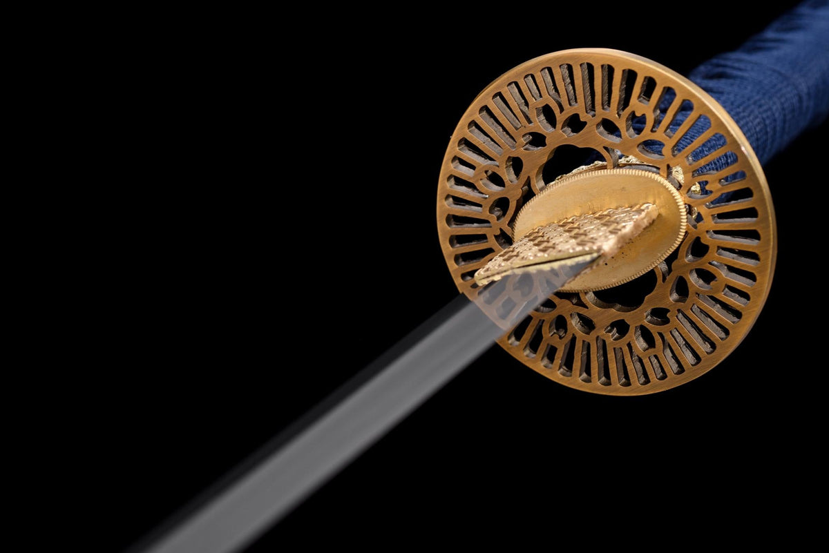 Seiryū Katana 青龍, T10 Steel, Blue Saya – view 7
