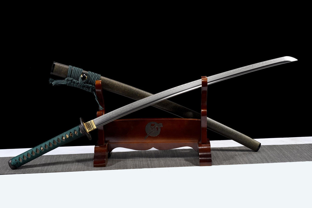 Akebono 曙 Katana — T10 Steel, Polished Blade with Hamon – view 1