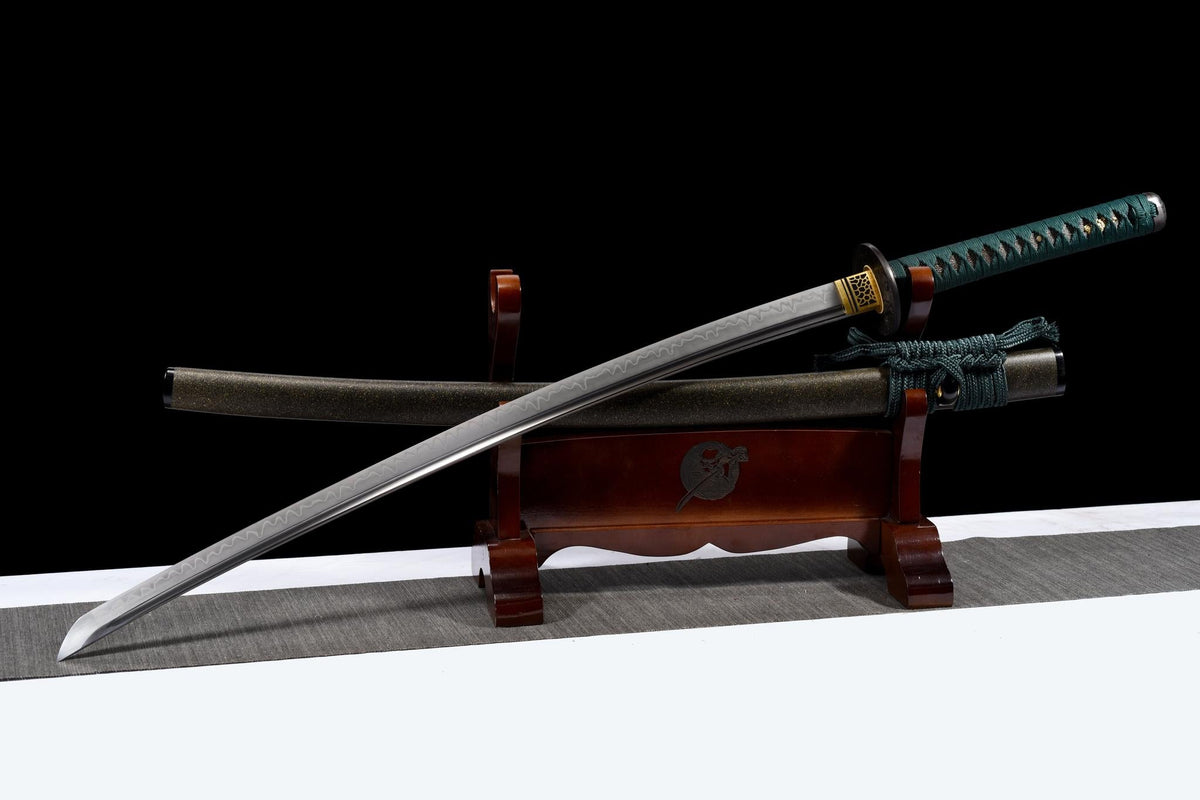 Akebono 曙 Katana — T10 Steel, Polished Blade with Hamon – view 11