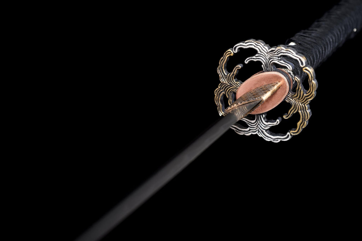 Kurotaka 黒鷹 Katana — San-Mai Steel, Black Hawk – view 9