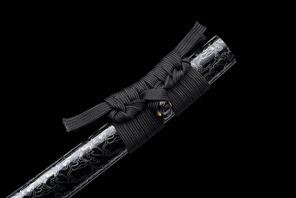 Kurotaka 黒鷹 Katana — San-Mai Steel, Black Hawk – view 13