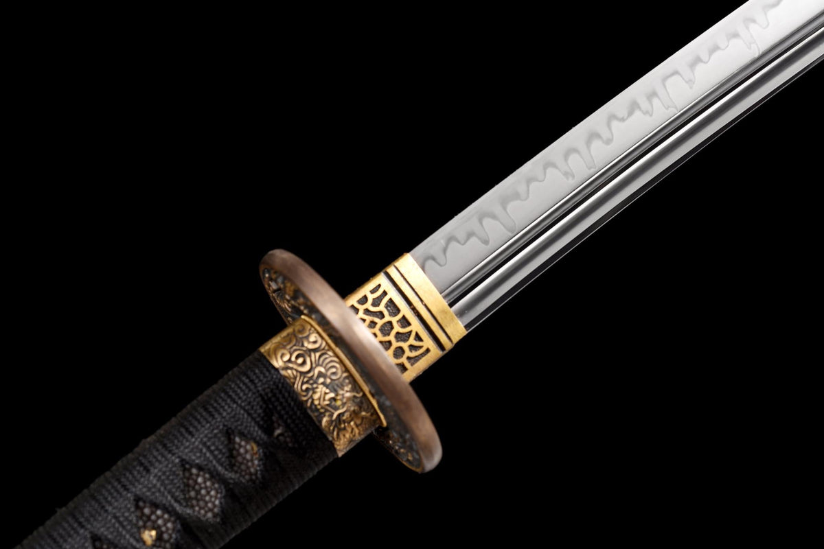 Odachi Dragon 龍 — Hand-Forged T10 Steel, Clay-Tempered Hamon – view 7