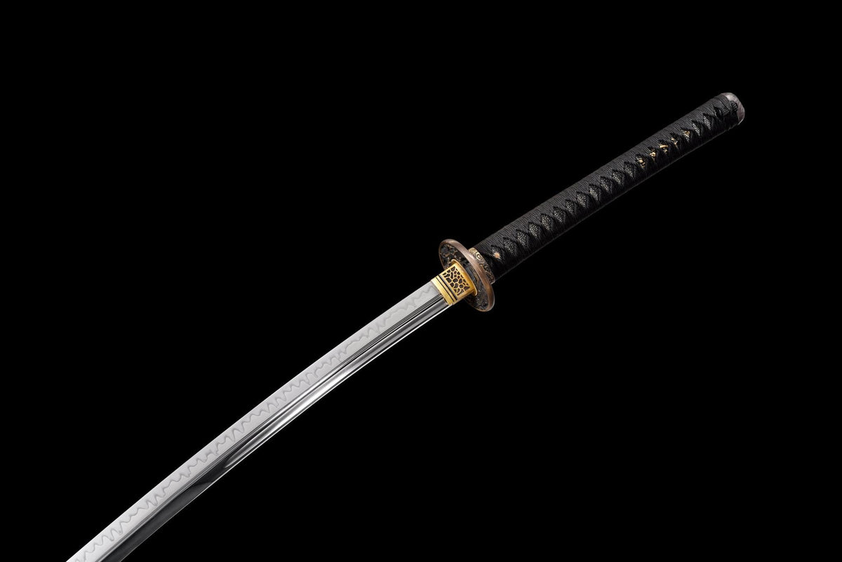 Odachi Dragon 龍 — Hand-Forged T10 Steel, Clay-Tempered Hamon – view 8