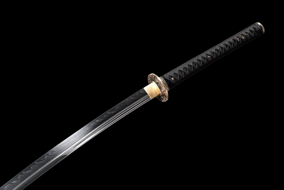 Kurohyō Odachi 黒豹 – Hand-Forged T10 Steel, Clay-Tempered – view 7