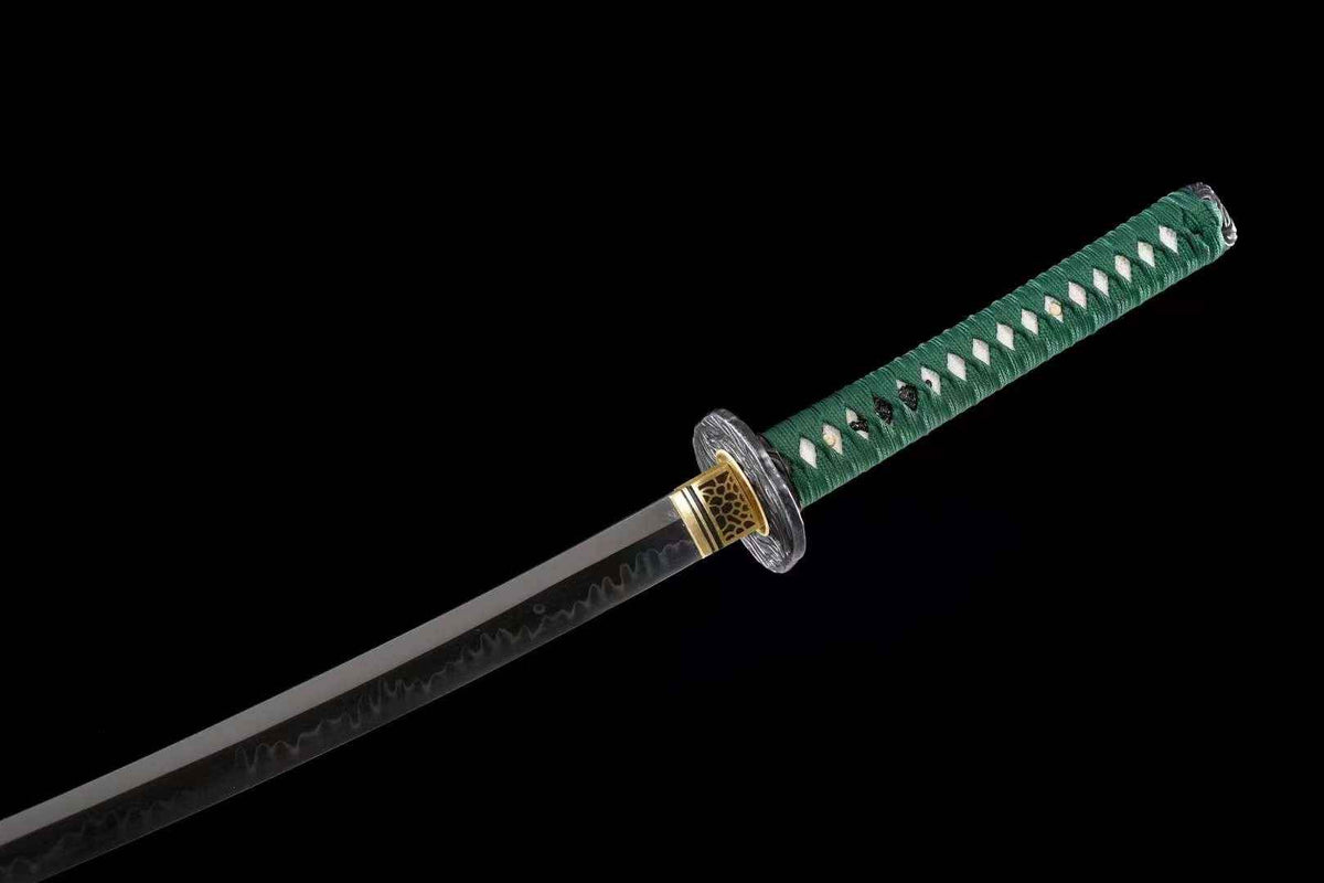 Geisha 芸者 Katana – T10 Carbon Steel with Hamon Line – view 5