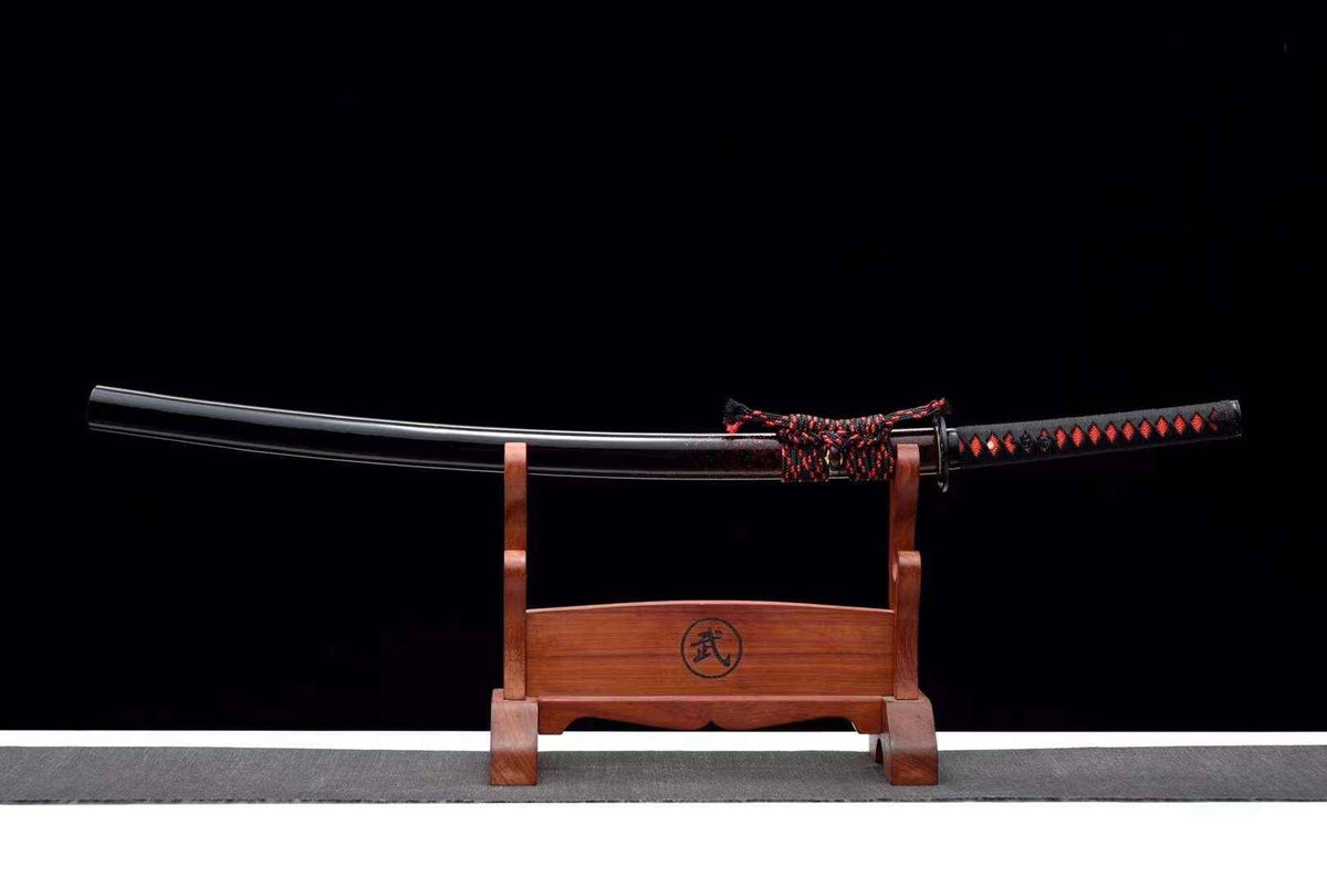 Chikara 力 Katana — Reddish T10 Blade with Bo-hi – view 3