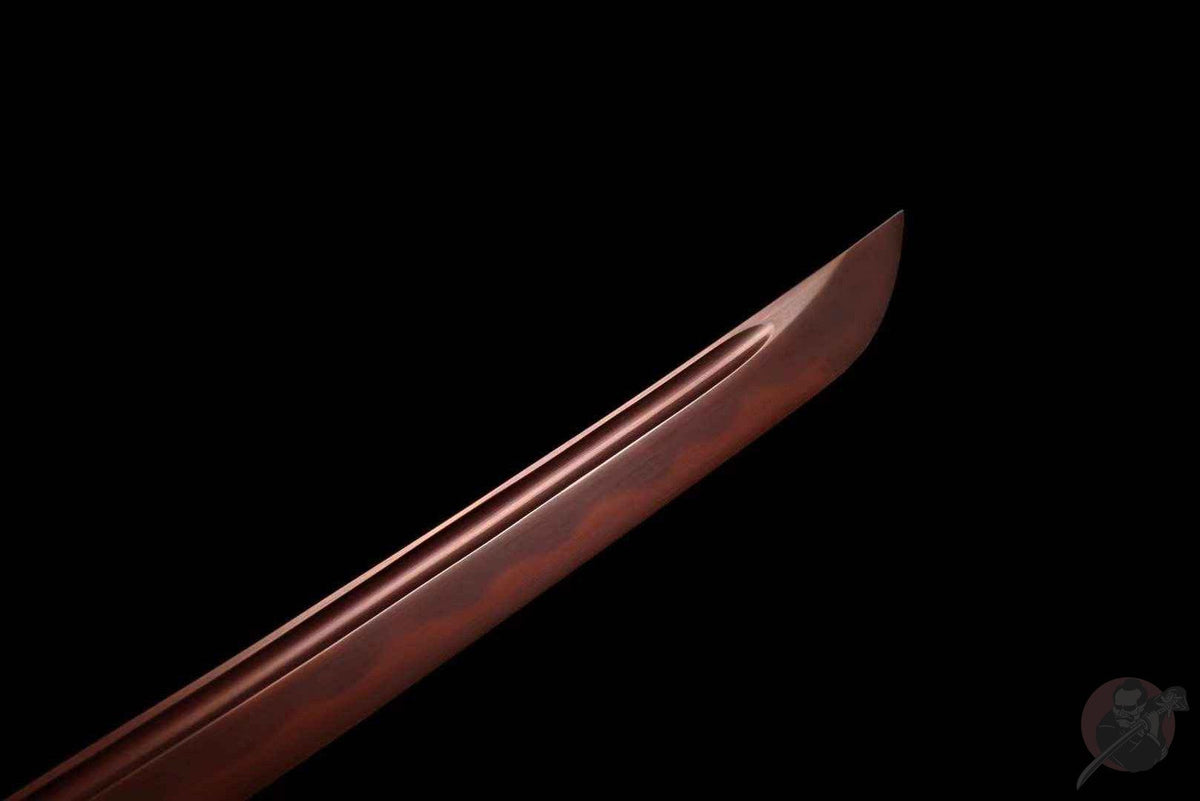 Chikara 力 Katana — Reddish T10 Blade with Bo-hi – view 6