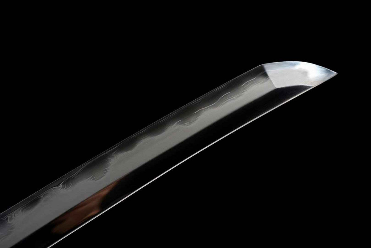 Ryujin 龍神 Short Katana – 52 cm Blade, T10 & Damascus Steel – view 9