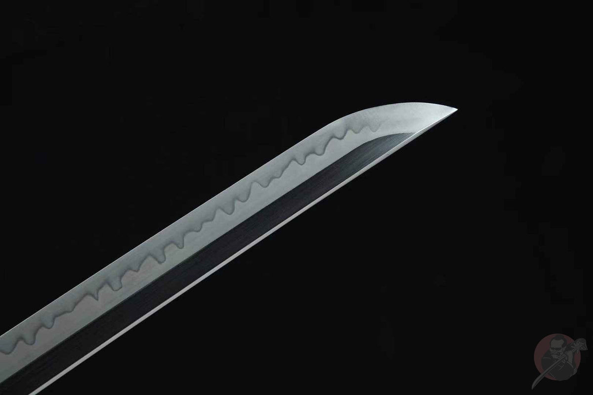 Kuro 黒 Katana – 1095 Steel, Maru Forge, Solid Brass Tsuba – view 11