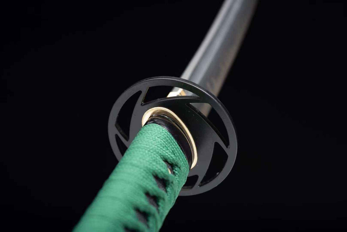 Nozomu 望む Katana — T10 Steel with Bo-hi, Floral Saya – view 3