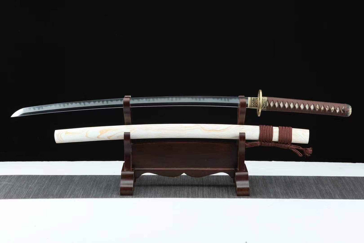 Yūga 優雅 Katana – 1095 Steel, Mirror Polish – view 1