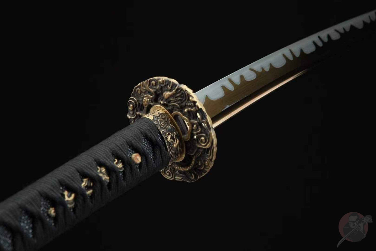 Kaeru カエル Katana – Gold Blade, Manganese Steel – view 6