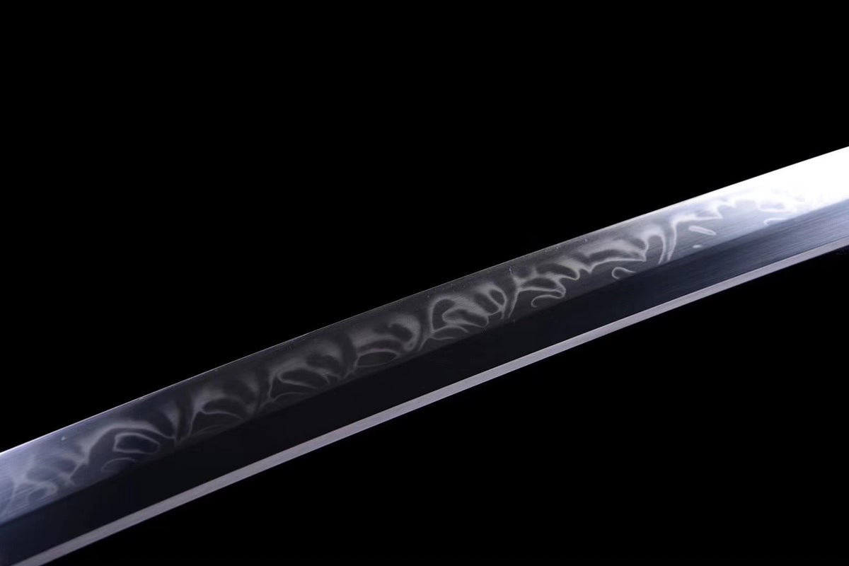 Hayashi 林 Wakizashi, T10 Steel, Dragon-Nail Hamon – view 5