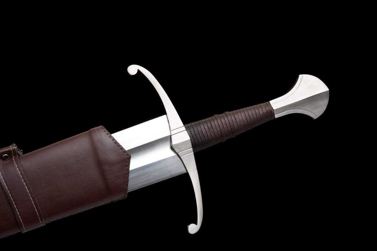 Oak Heart Long Sword – Broad 60Si2CrA Spring Steel Blade – view 14