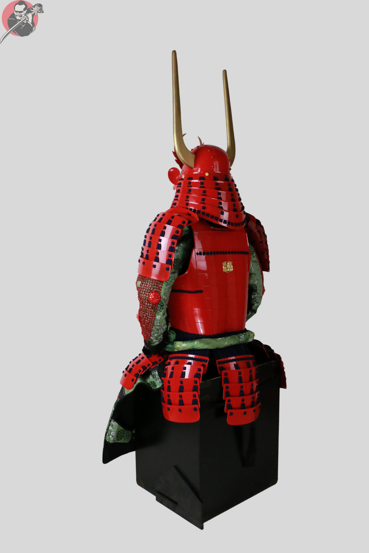 Ii Gashira Tosei Samurai Armour – Red Yoroi, Ii Clan – view 4