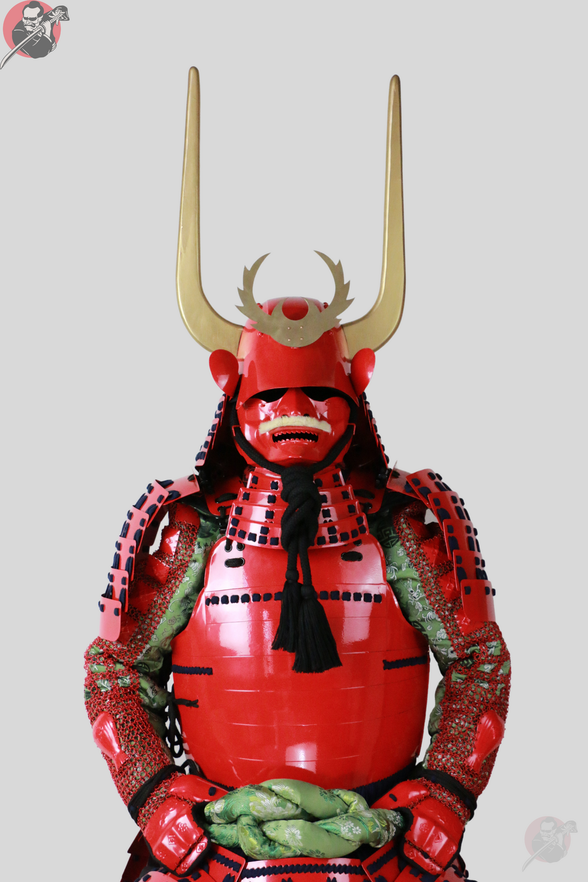 Ii Gashira Tosei Samurai Armour – Red Yoroi, Ii Clan – view 10