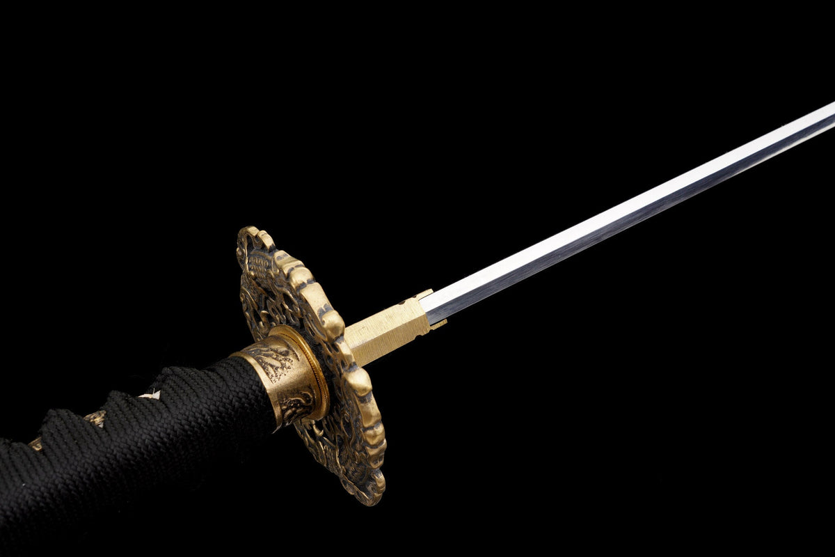 Akaryū 赤龍 Katana – T10 Steel, Red Dragon Saya, Full Tang – view 10