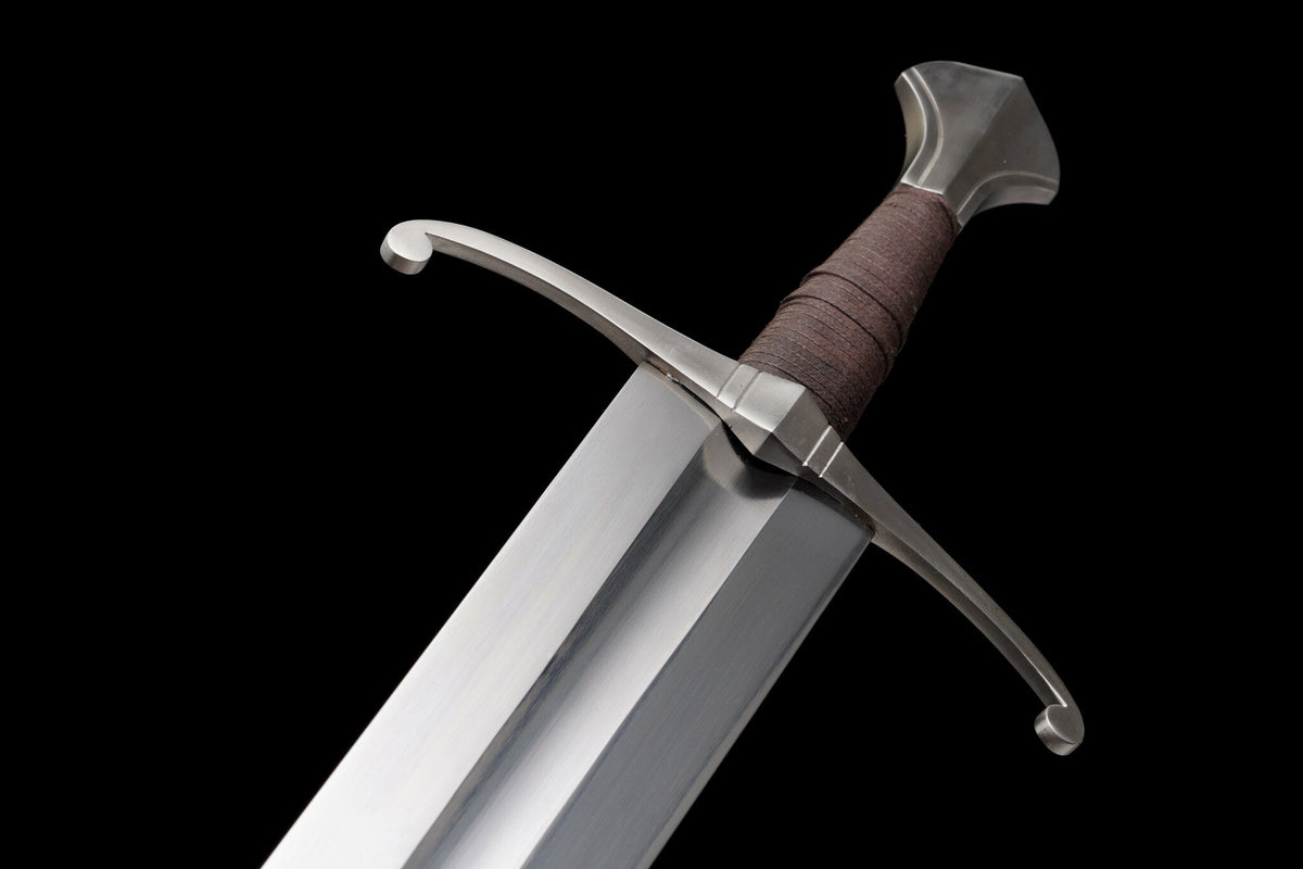 Oak Heart Long Sword – Broad 60Si2CrA Spring Steel Blade – view 12