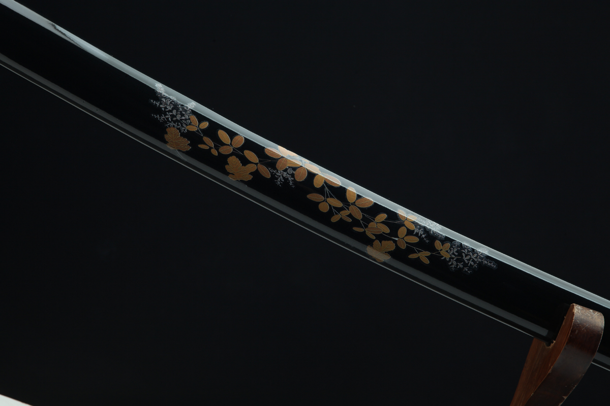 Katana Doragon ドラゴン – Damascus Steel, Dragon Tsuba – view 13