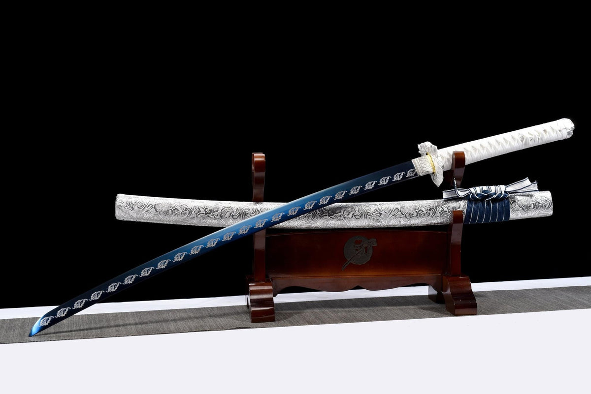 Fuyu 冬 Katana – Blue Blade, Manganese Steel – view 6