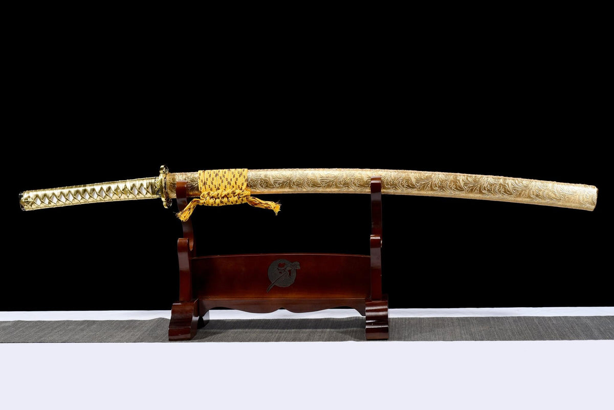 Gouka 豪華 Katana – Gold Manganese Steel Blade – view 3