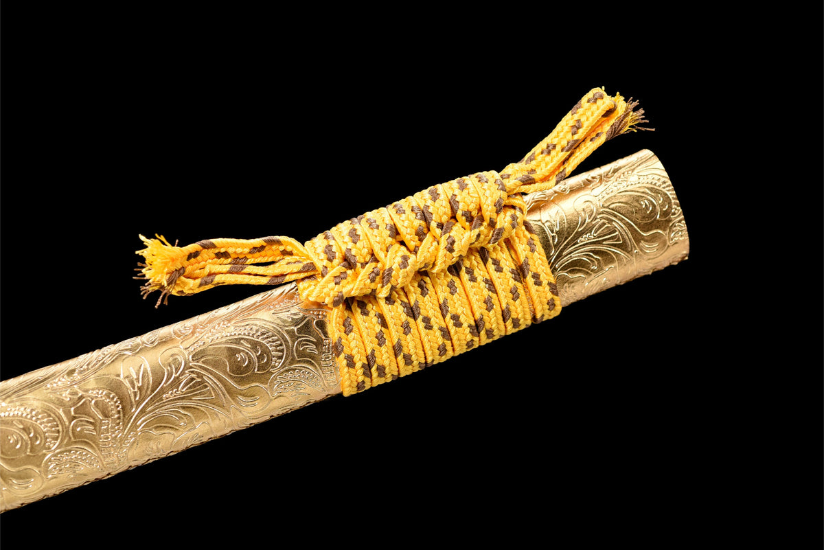 Gouka 豪華 Katana – Gold Manganese Steel Blade – view 12