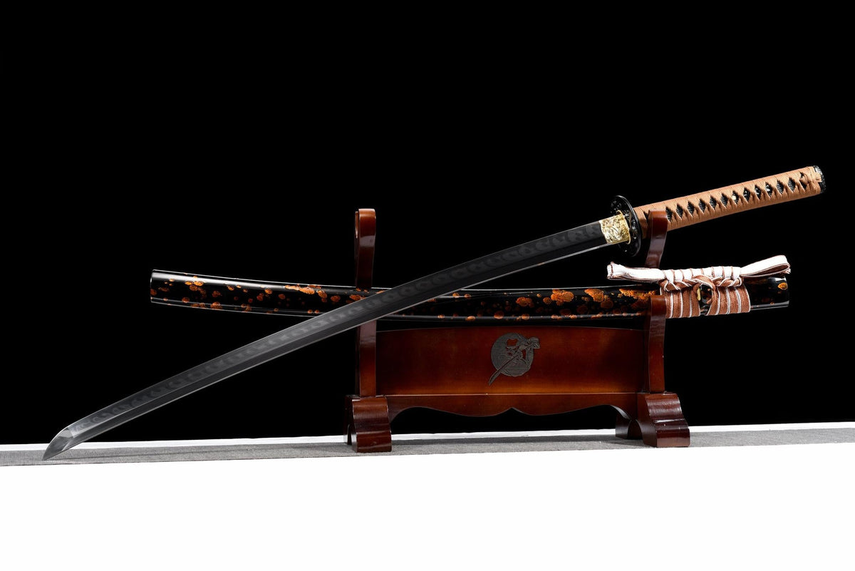 Kageho 影炎 Katana — T10 Steel, Hand-Painted Lacquered Saya – view 4