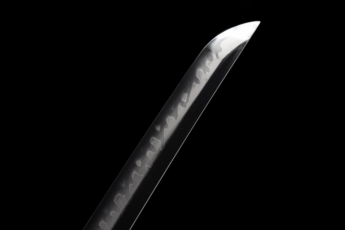 Keishou 景勝 Katana – T10 Steel, Ebony Saya, Mirror Polish – view 9