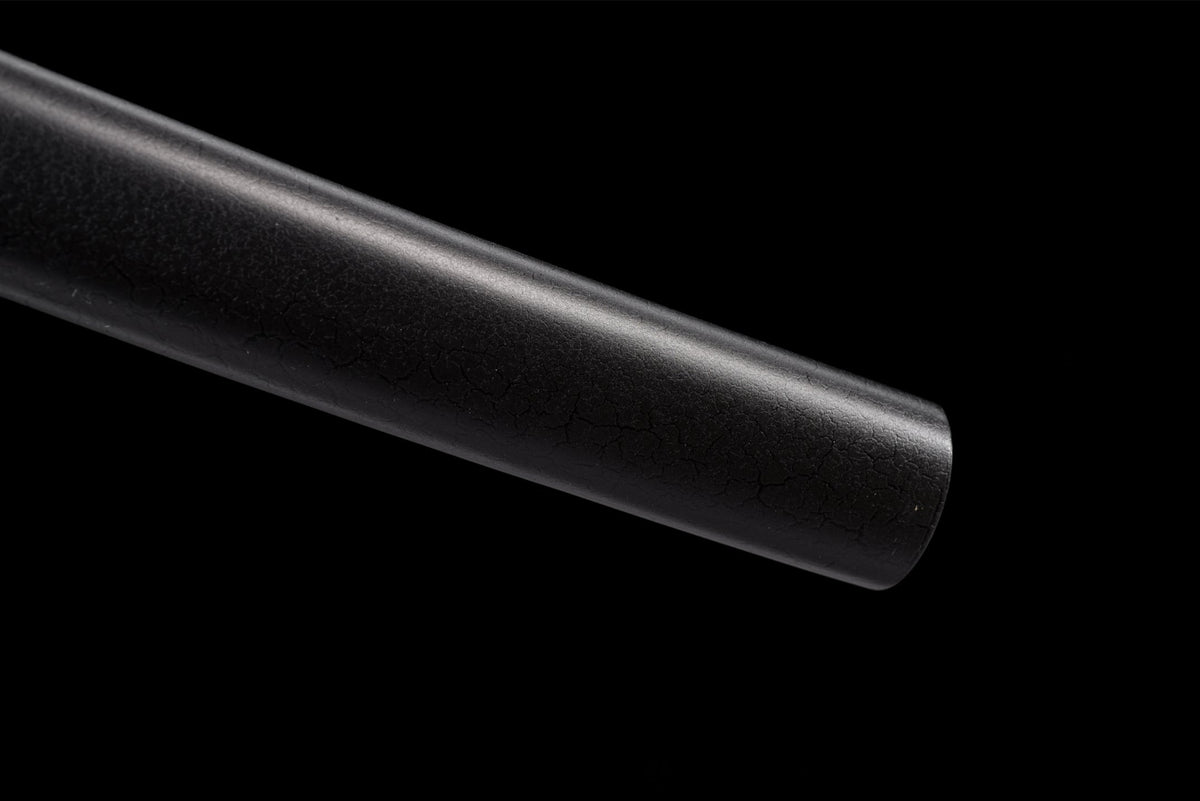 Shishi 獅子 Katana — T10 Steel, Mirror Polish, Black Saya – view 15