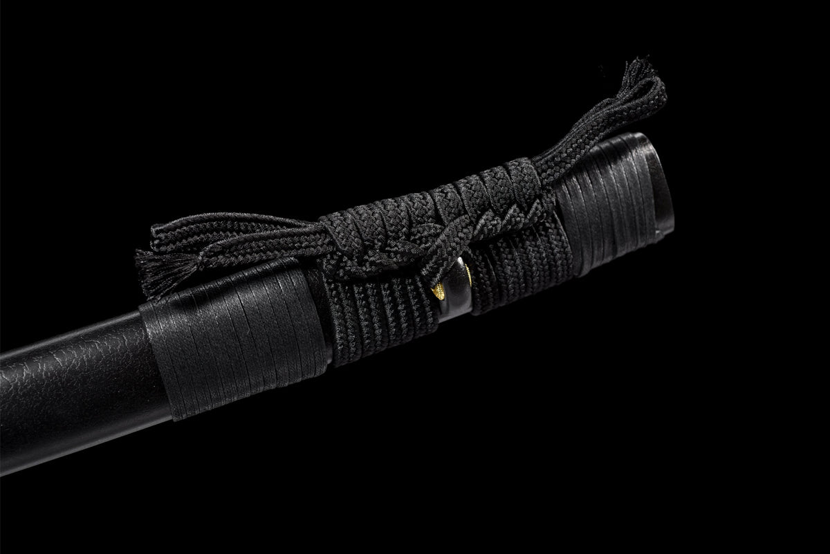 Shishi 獅子 Katana — T10 Steel, Mirror Polish, Black Saya – view 14