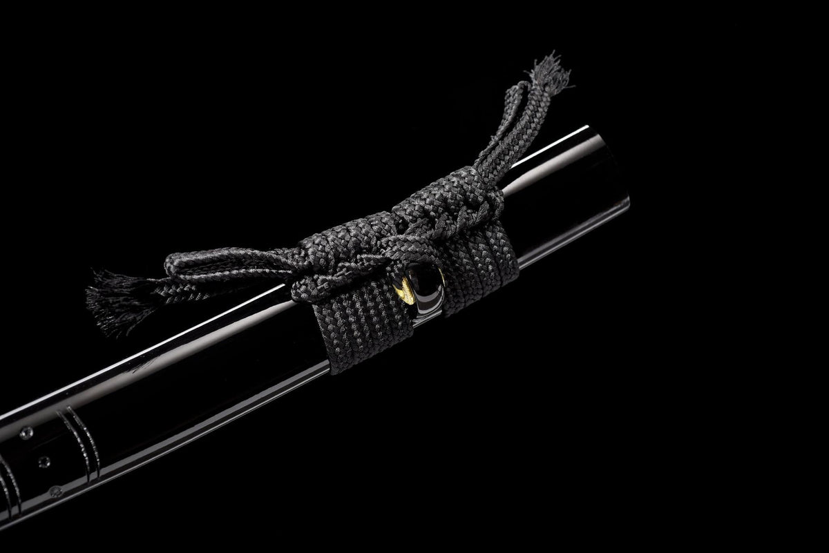 Katana Tatsu 竜 – Damascus Steel, Hand-painted Dragon Saya – view 15
