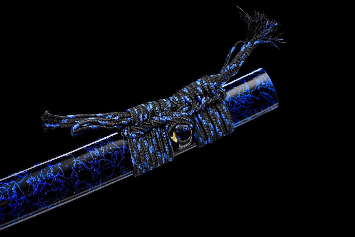 Katana Yoru 夜 – Blue Manganese Steel Blade – view 12