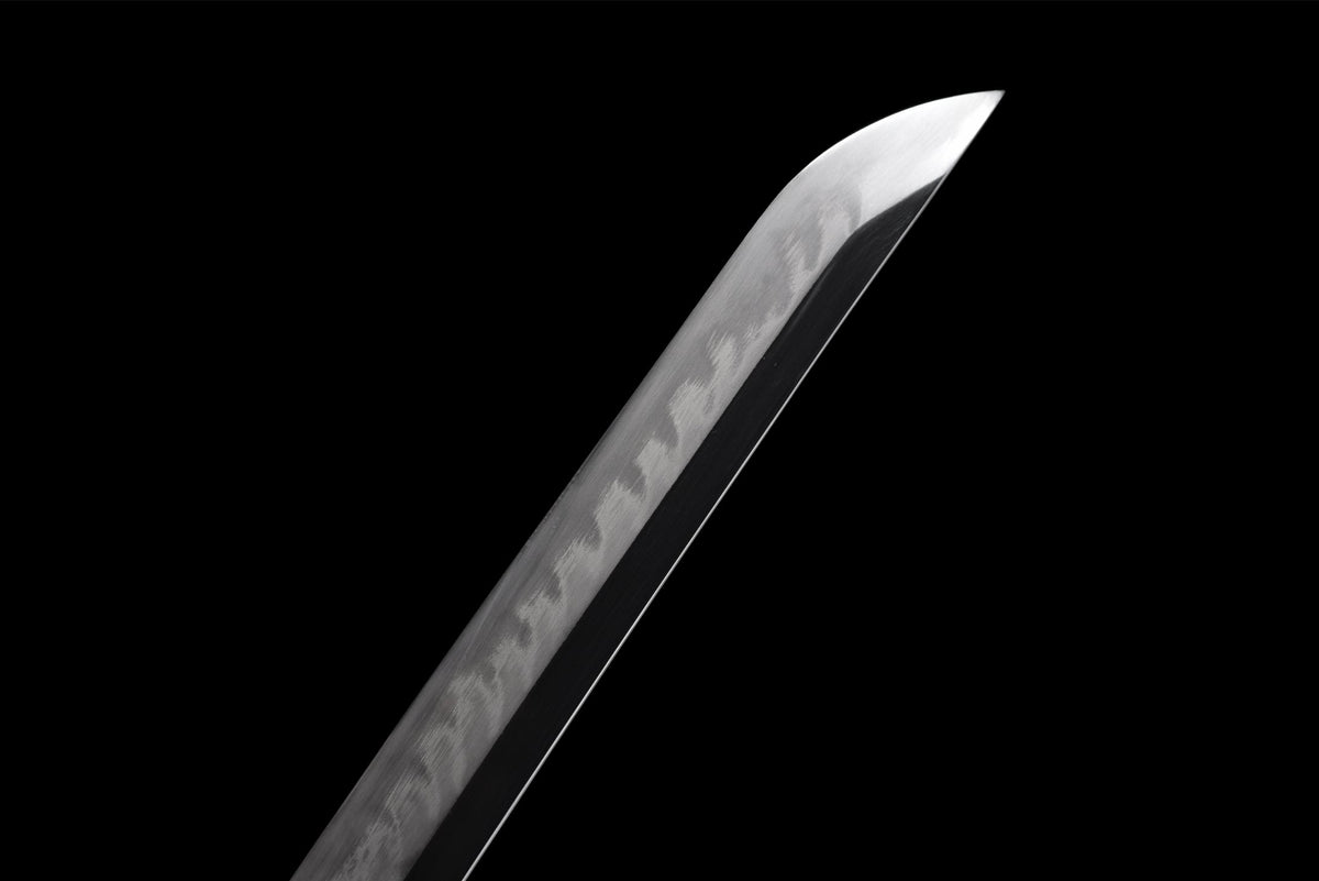 Ryū no Hōkō 竜の咆哮 Katana — T10 Steel, Silver Dragon Saya – view 12