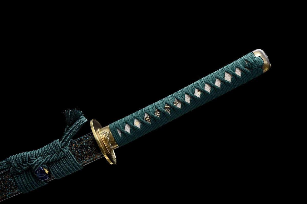 Ōkami 狼 Katana – Wolf, T10 Steel with Hamon, Clan Motif Saya – view 9